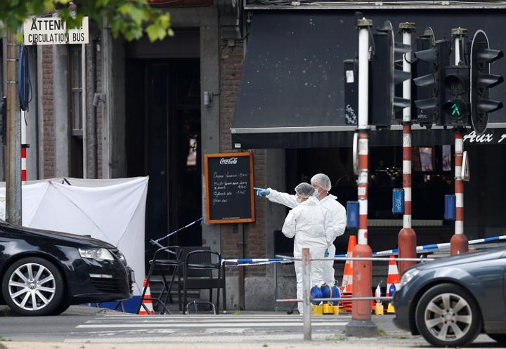 Hiện trường tấn công khủng bố tại Bỉ làm 3 người thiệt mạng